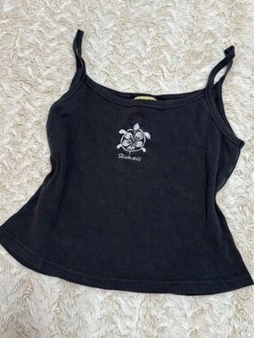 Vintage Black Hawaii turtle tank top #hawaiian